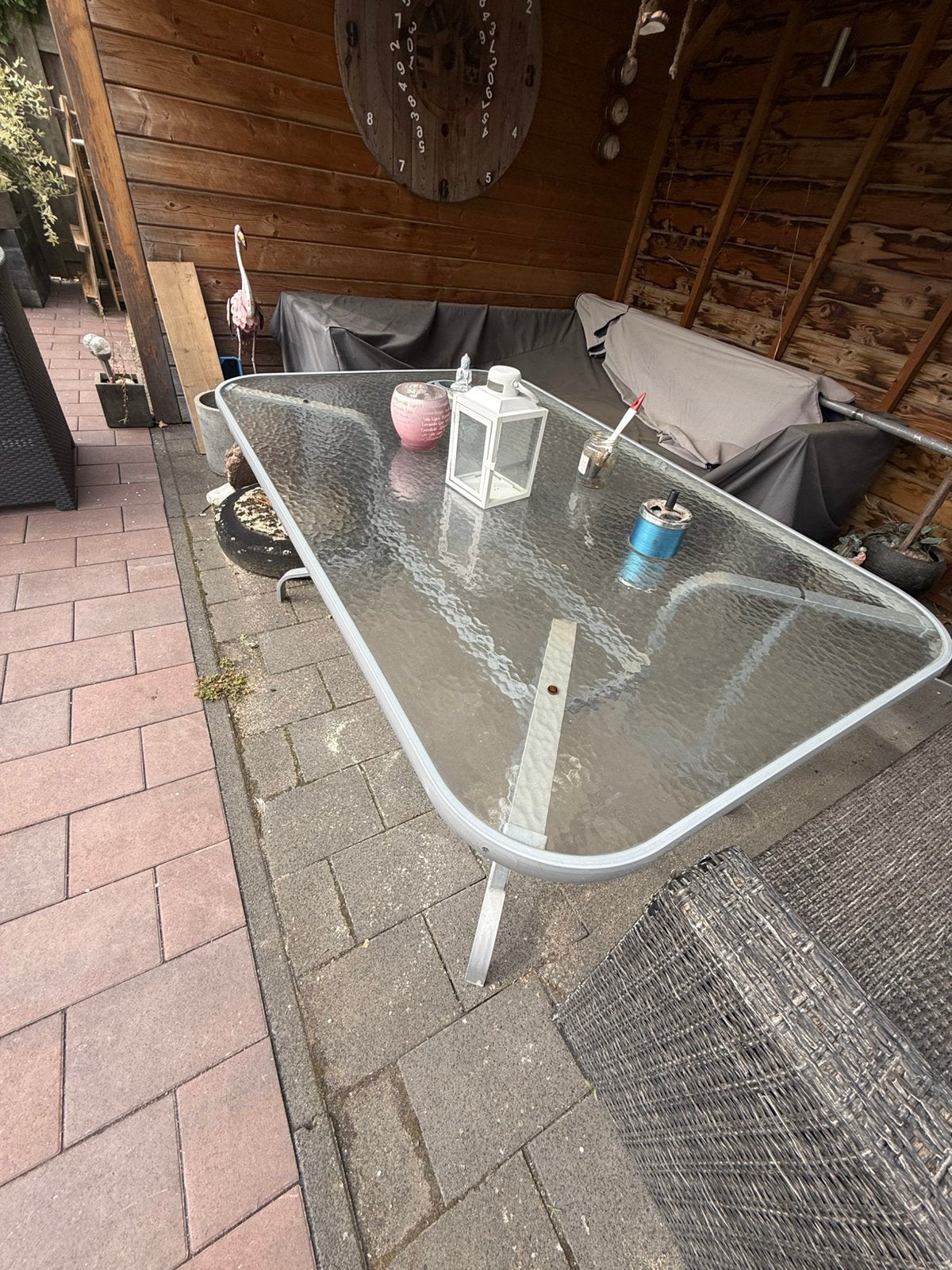 Tuintafel, Tuin en Terras, Ophalen, Zo goed als nieuw