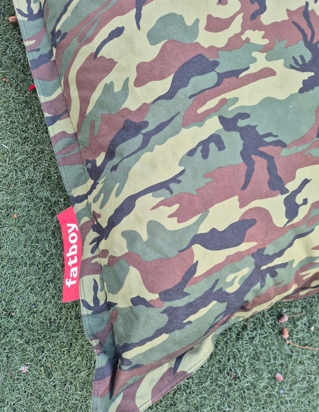 Fatboy zitzak camouflage print, Ophalen, Gebruikt