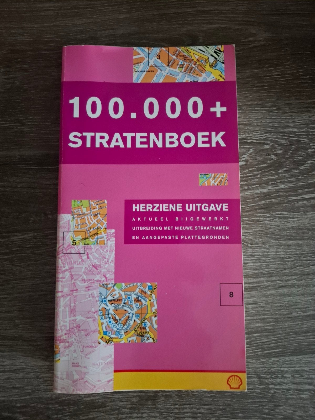 100.000+ Stratenboek Shell Herzien en Bijgewerkt, Gelezen, Overige atlassen, 2000 tot heden, Ophalen of Verzenden