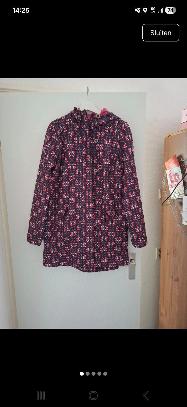 Blutsgeschwister softshelljas Maat M, Kleding | Dames, Jassen | Zomer, Gedragen, Maat 38/40 (M), Paars, Ophalen of Verzenden
