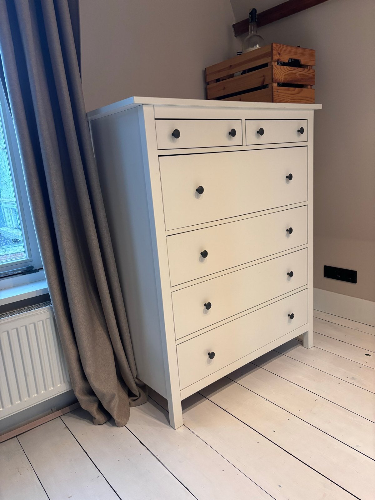 IKEA Hemnes ladekast wit, Ophalen, Gebruikt, 100 tot 150 cm, 5 laden of meer