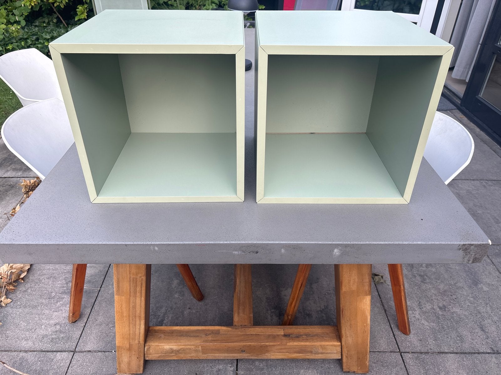 IKEA Eket kastjes - Lichtgroen - Gebruikt maar goede staat, Ophalen, Gebruikt