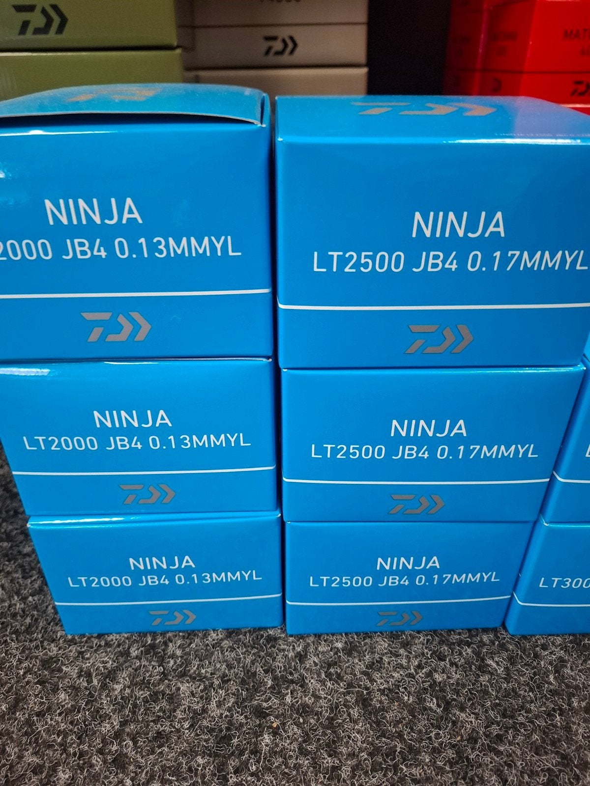 Daiwa ninja met jb4 braid Nieuw!!, Ophalen of Verzenden, Nieuw, Molen