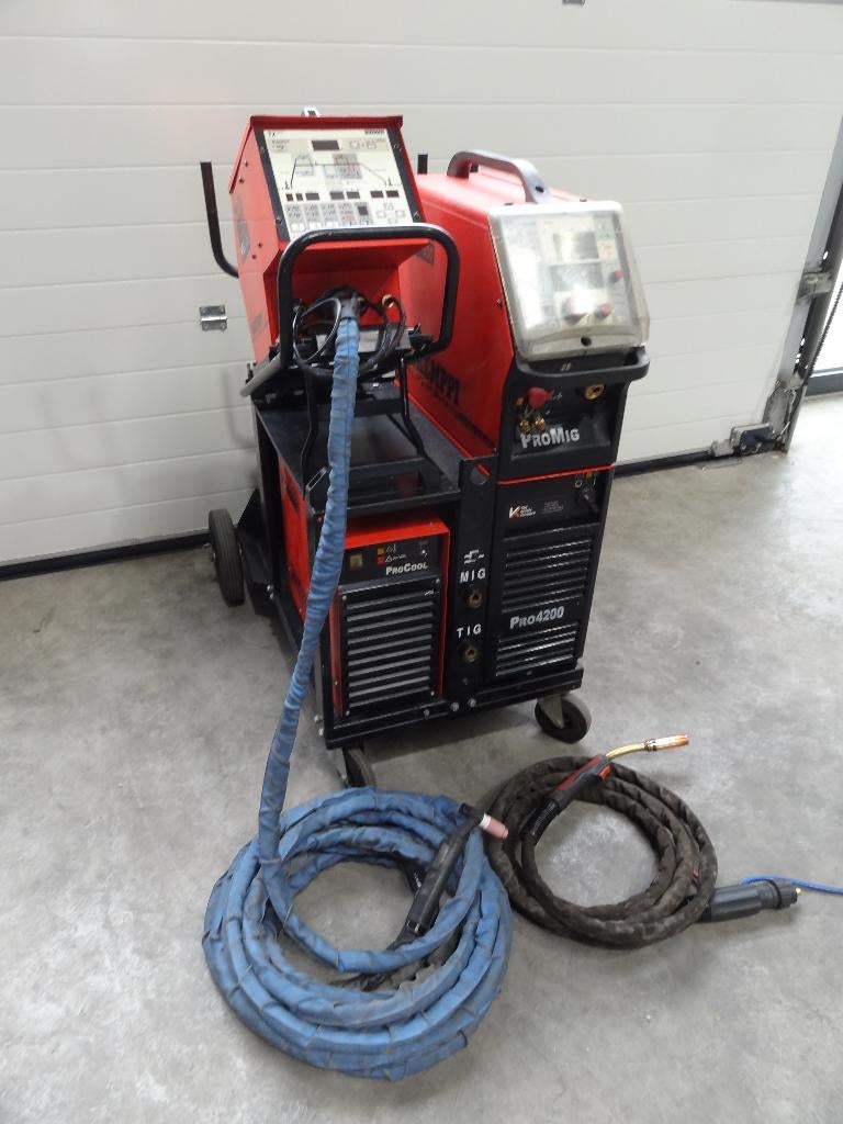Mig/Mag/Tig lasapparaat Kemppi Pro 4200 Evolution Puls WTGK, Doe-het-zelf en Verbouw, Gereedschap | Lasapparaten, Ophalen of Verzenden