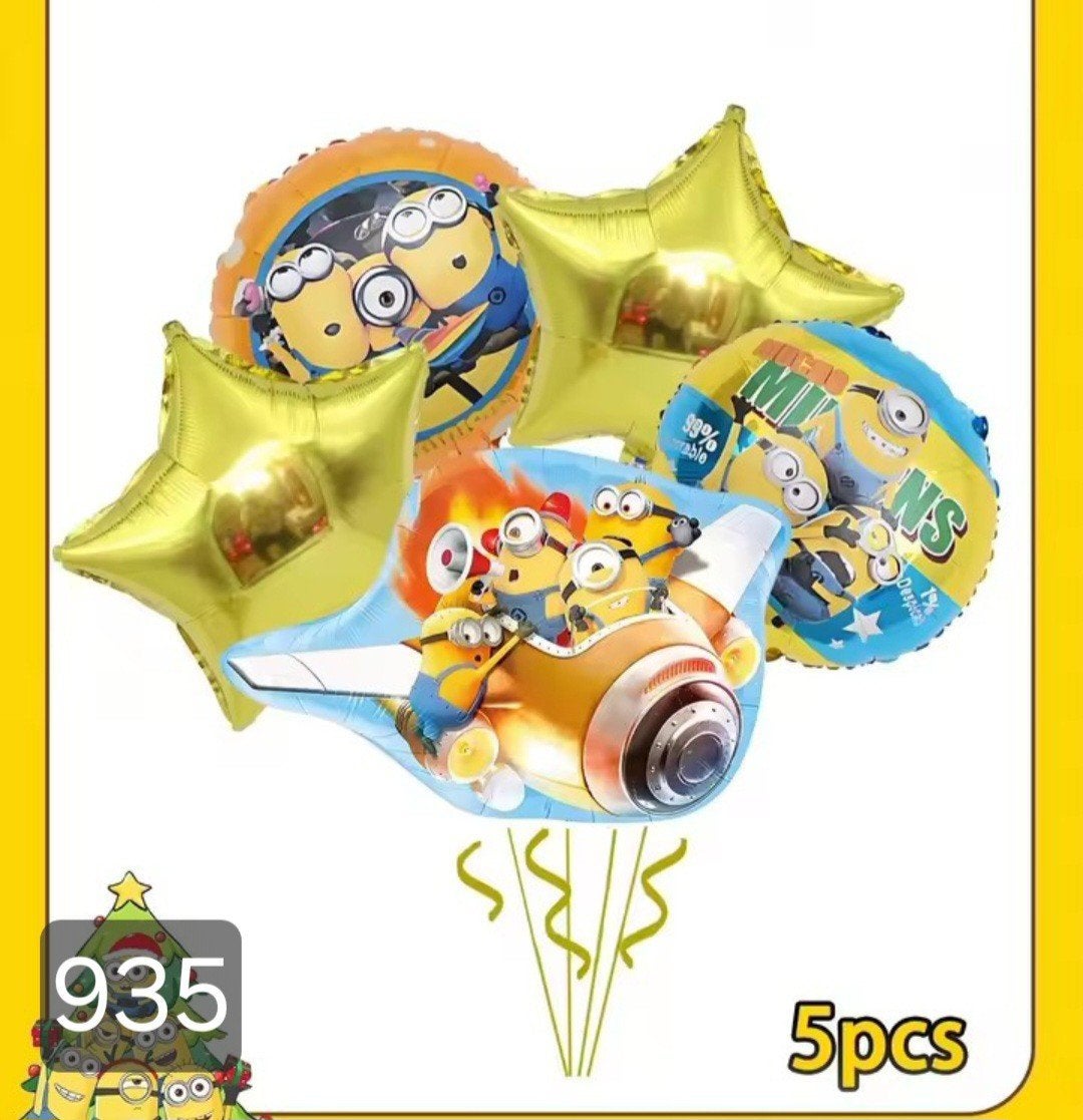 GRATIS VERZENDING Minions Folie Ballonnen, Ophalen of Verzenden, Nieuw, Versiering, Verjaardag