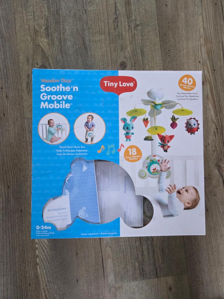 Tiny Love Soothe 'n Groove Mobiel - Muziek en Licht, Ophalen of Verzenden, Zo goed als nieuw, Mobiel, Met licht