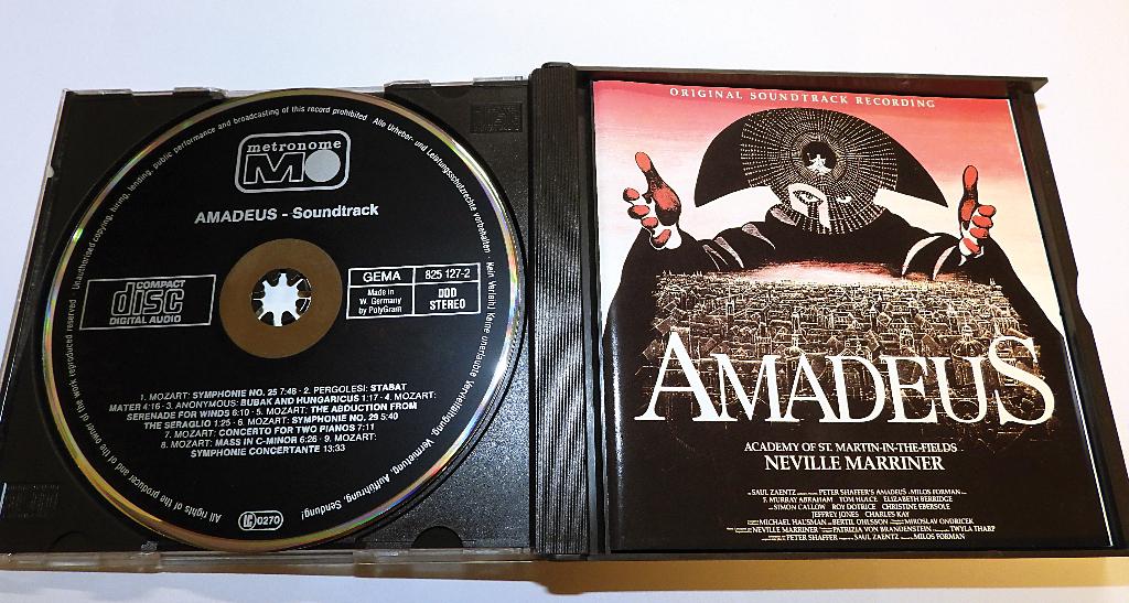 2 CD Mozart Amadeus OST Marriner ASMF Metronome Black WG ed1, Ophalen of Verzenden, Classicisme, Zo goed als nieuw, Overige typen