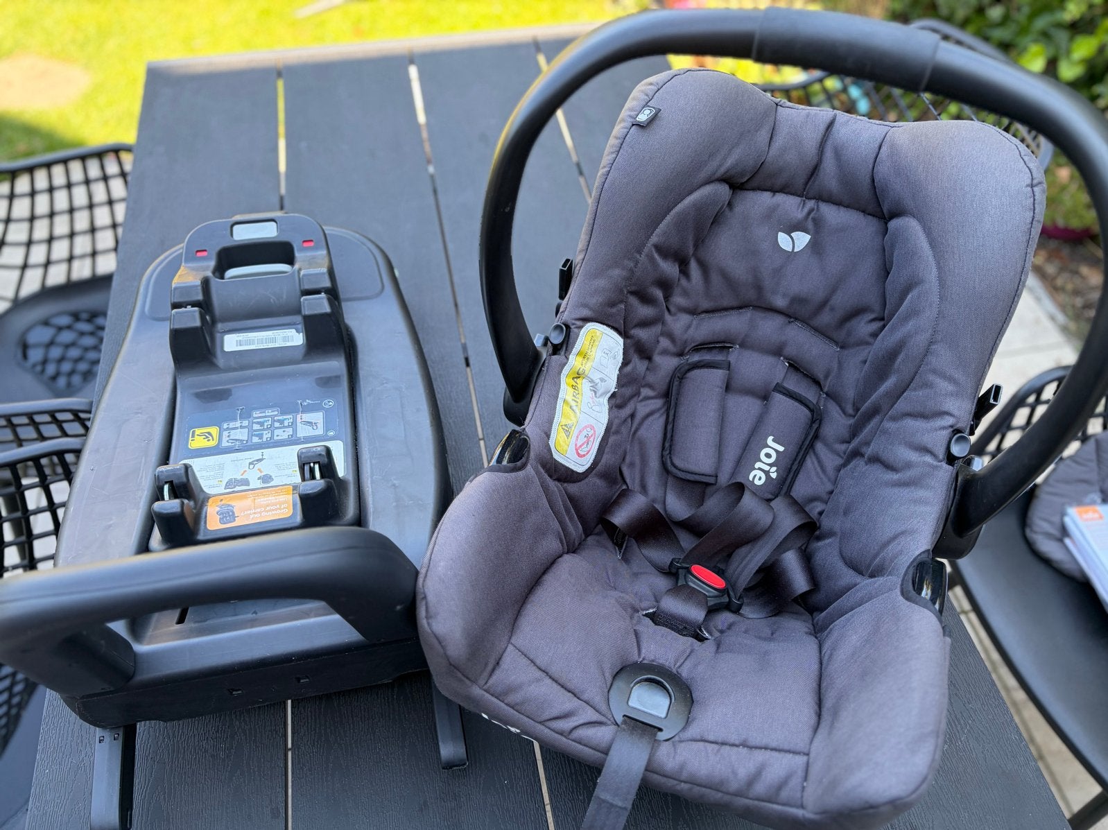 Joie Gemm autostoeltje 0-13kg met I-base advanced, Gebruikt, 0 t/m 18 kg, Isofix, Ophalen
