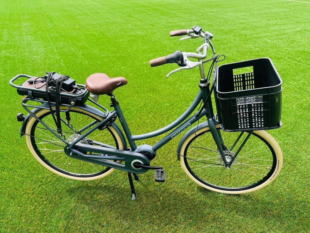 Batavus packd elektrische Damesfiets transportfiets, Niet ingevuld, Ophalen of Verzenden, Zo goed als nieuw, Niet ingevuld