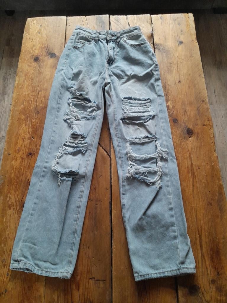 Leuke spijkerbroek maat xs, Ophalen of Verzenden, Zo goed als nieuw, Blauw, W27 (confectie 34) of kleiner