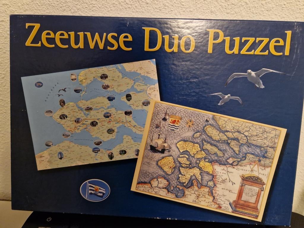 Zeeuwse Duo Puzzel - 1000 Stukjes, Ophalen of Verzenden, 500 t/m 1500 stukjes, Gebruikt, Legpuzzel