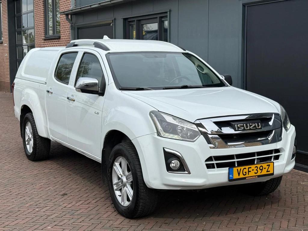Isuzu D-max 1.9 AWD Extented LS Dubbel Cabine Automaat 163pk, Auto's, Isuzu, Gebruikt, Euro 6, Leder, Bedrijf