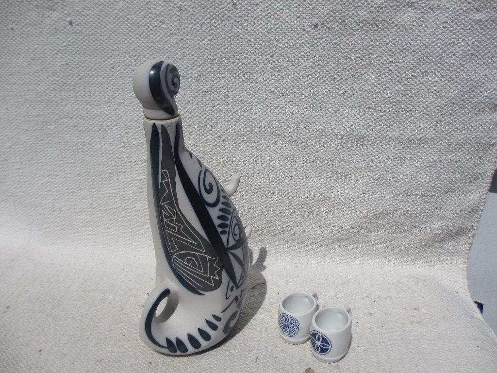 Mooi biscuit keramiek fles Otero Regal? / Picasso stijl, Antiek en Kunst, Ophalen of Verzenden