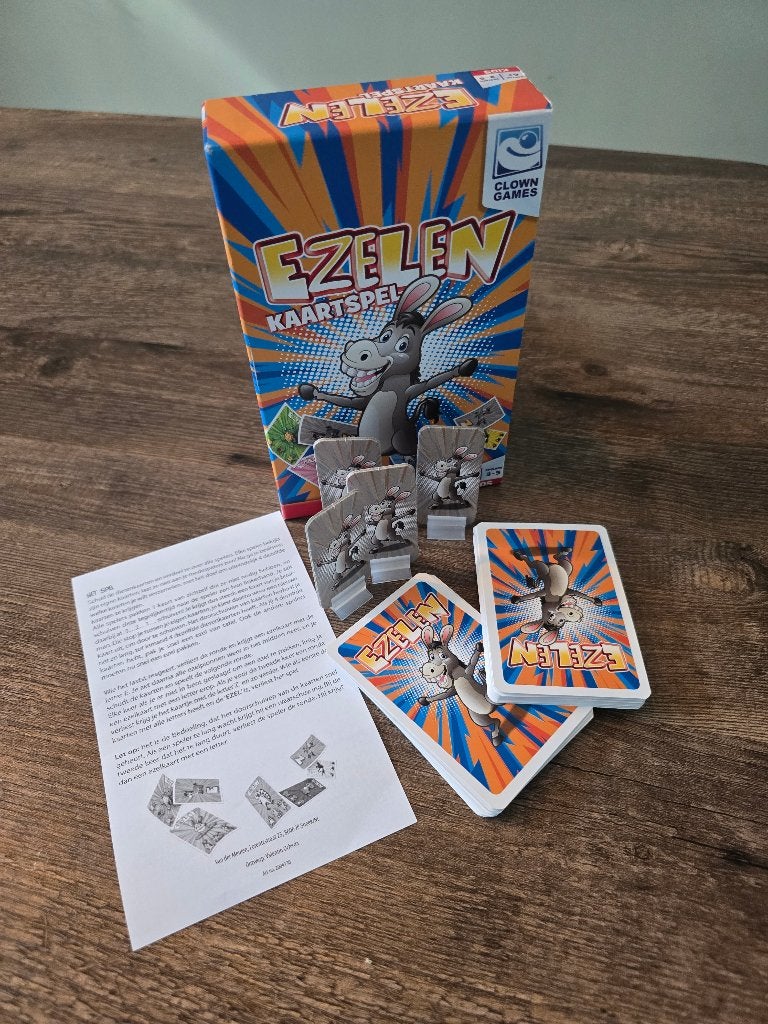Ezels Kaartspel - Clown Games, Vijf spelers of meer, Ophalen, Gebruikt, Clown Games