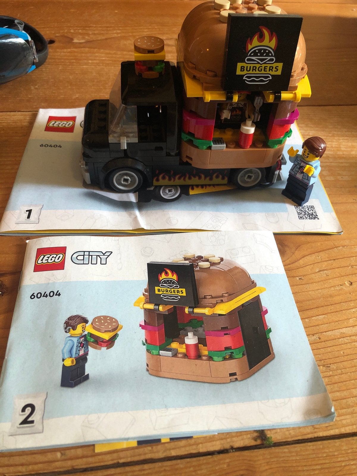 LEGO City Hamburger Foodtruck (60404) met minifiguur, Ophalen of Verzenden, Zo goed als nieuw