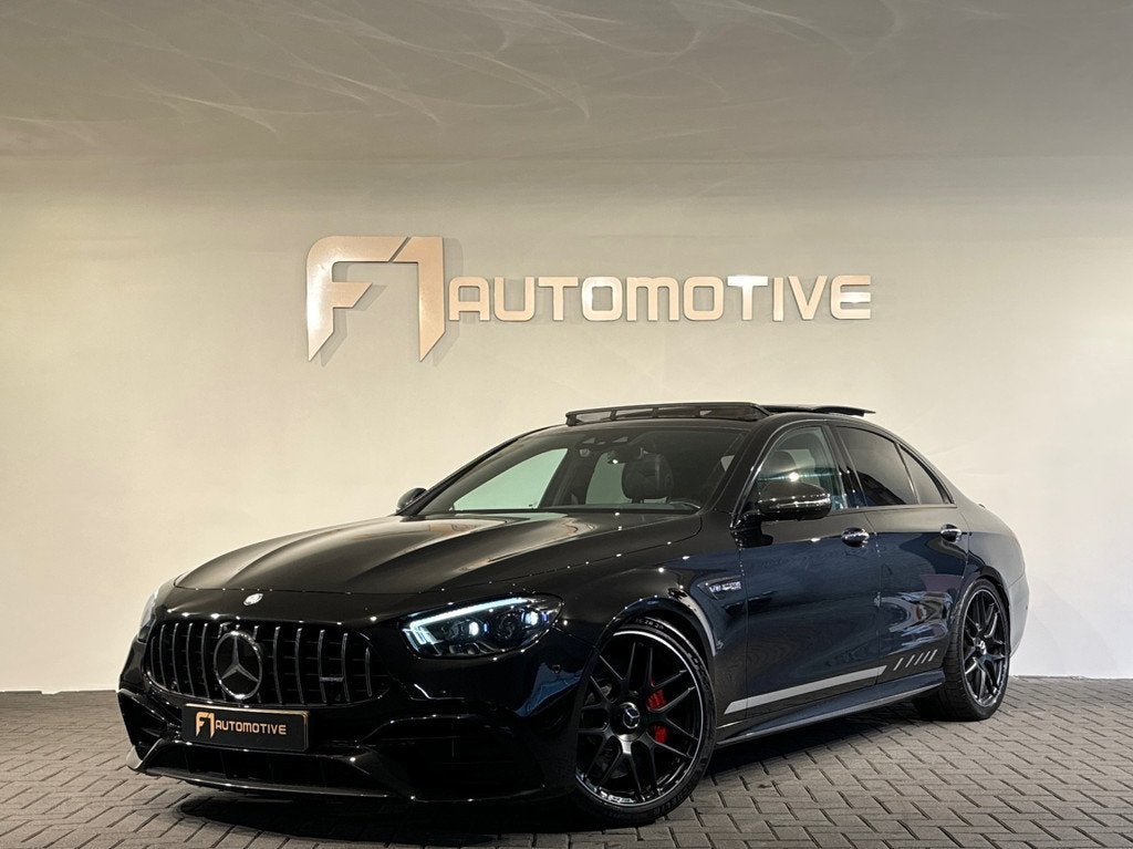 Mercedes-Benz E-klasse AMG 63 S 4M+ Burmester|Keyles|Hud|VOL, Auto's, Automaat, Gebruikt, Zwart, Leder