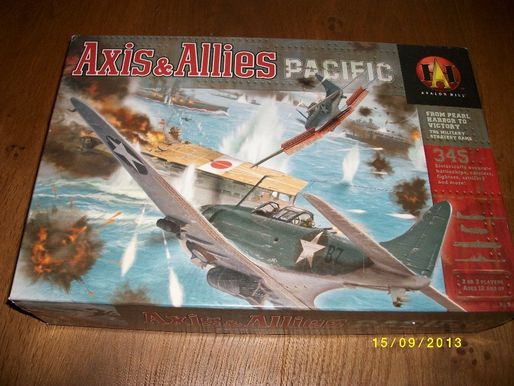 Axis en Allies Pacific, Hobby en Vrije tijd, Gezelschapsspellen | Bordspellen, Ophalen, Gebruikt, Avalon Hill