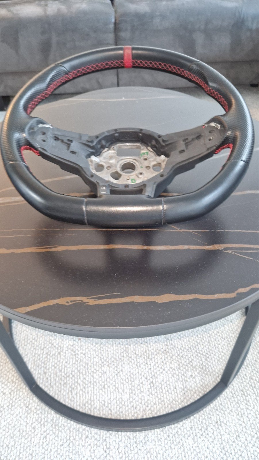 Golf Gti Tcr Sportstuur met rode stiksels - Gebruikt, Ophalen of Verzenden, Gebruikt