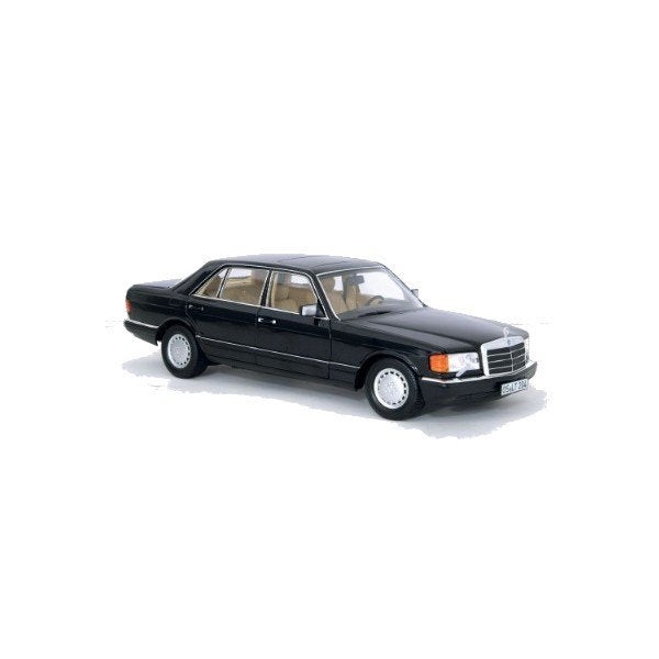 Mercedes Benz 560 SEL 1991 Zwart Modelauto 1/18 Norev, Auto, Norev, Ophalen of Verzenden, Norev
