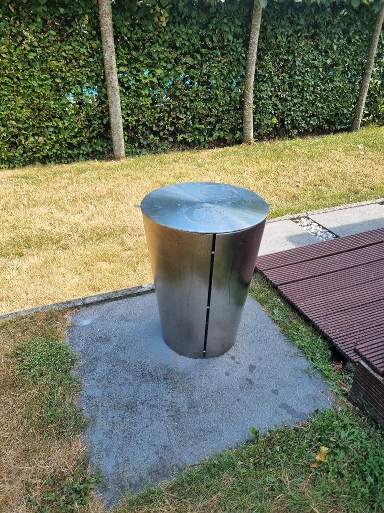 Eva Solo grill rvs, Ophalen of Verzenden, Gebruikt