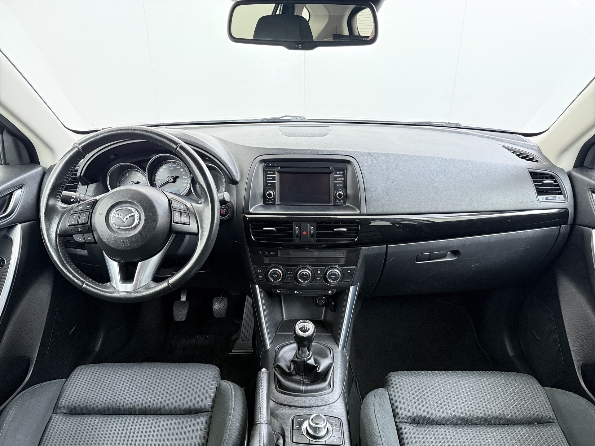 Mazda CX-5 2.0I 165PK Navi Stoelverwarming Ecc Bose-Audio, Voorwielaandrijving, Euro 5, Stof, Zwart
