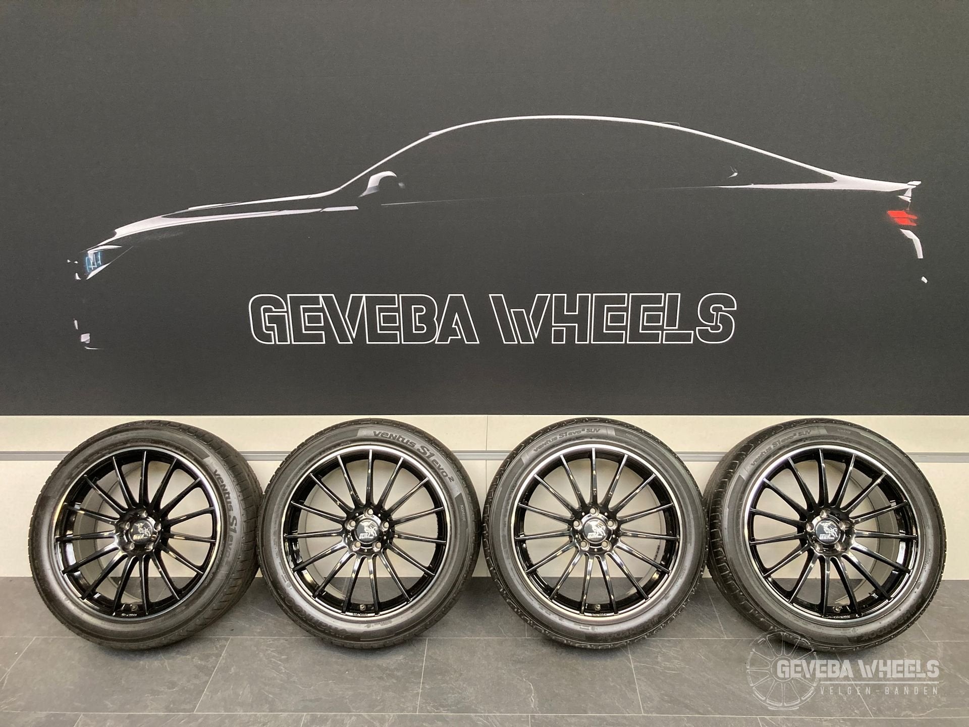 19” Volkswagen Tiguan 5NA velgen + banden 5x112 255/45/19, Auto-onderdelen, Banden en Velgen, 19 inch, Gebruikt, 255 mm, -