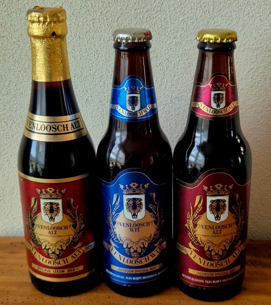 Verzamelaar; oude volle flesjes LINDEBOOM VENLOOSCH bier te, Ophalen of Verzenden, Flesje(s), Overige merken