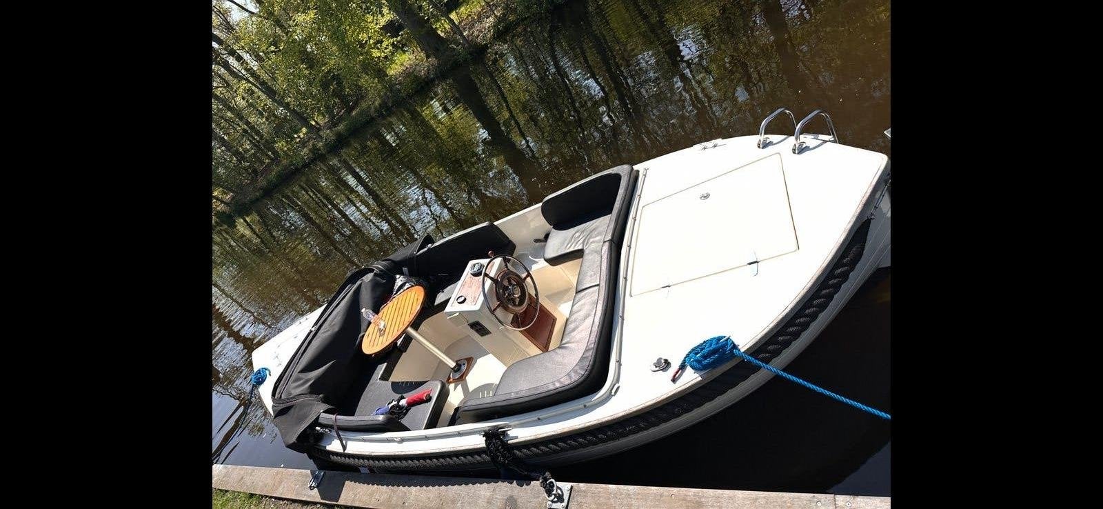sloep classy 17 viool sloep, Watersport en Boten, Sloepen, Ophalen, Rondzit, Binnenboordmotor, 5 m
