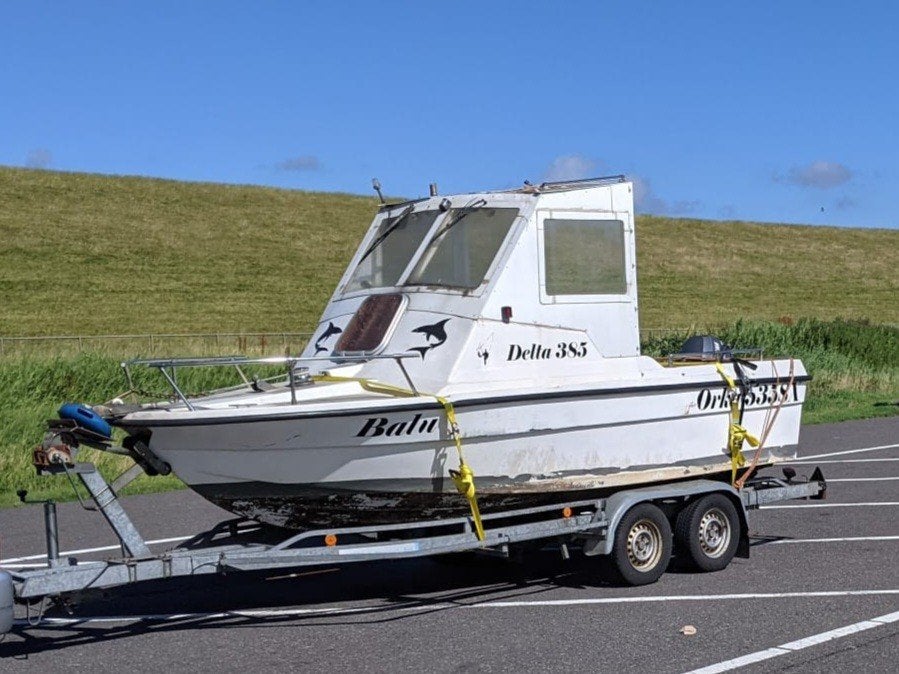 Orka 535 SX + Yamaha 25 pk motor, zeewaardig, 5,35m, Ophalen, Gebruikt, Viertaktmotor, 5 m