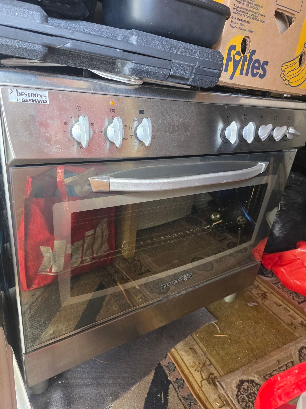 Bestron by La Germania Vrijstaand Fornuis met Oven 90cm!, Gebruikt, 60 cm of meer, Ophalen of Verzenden, Gas