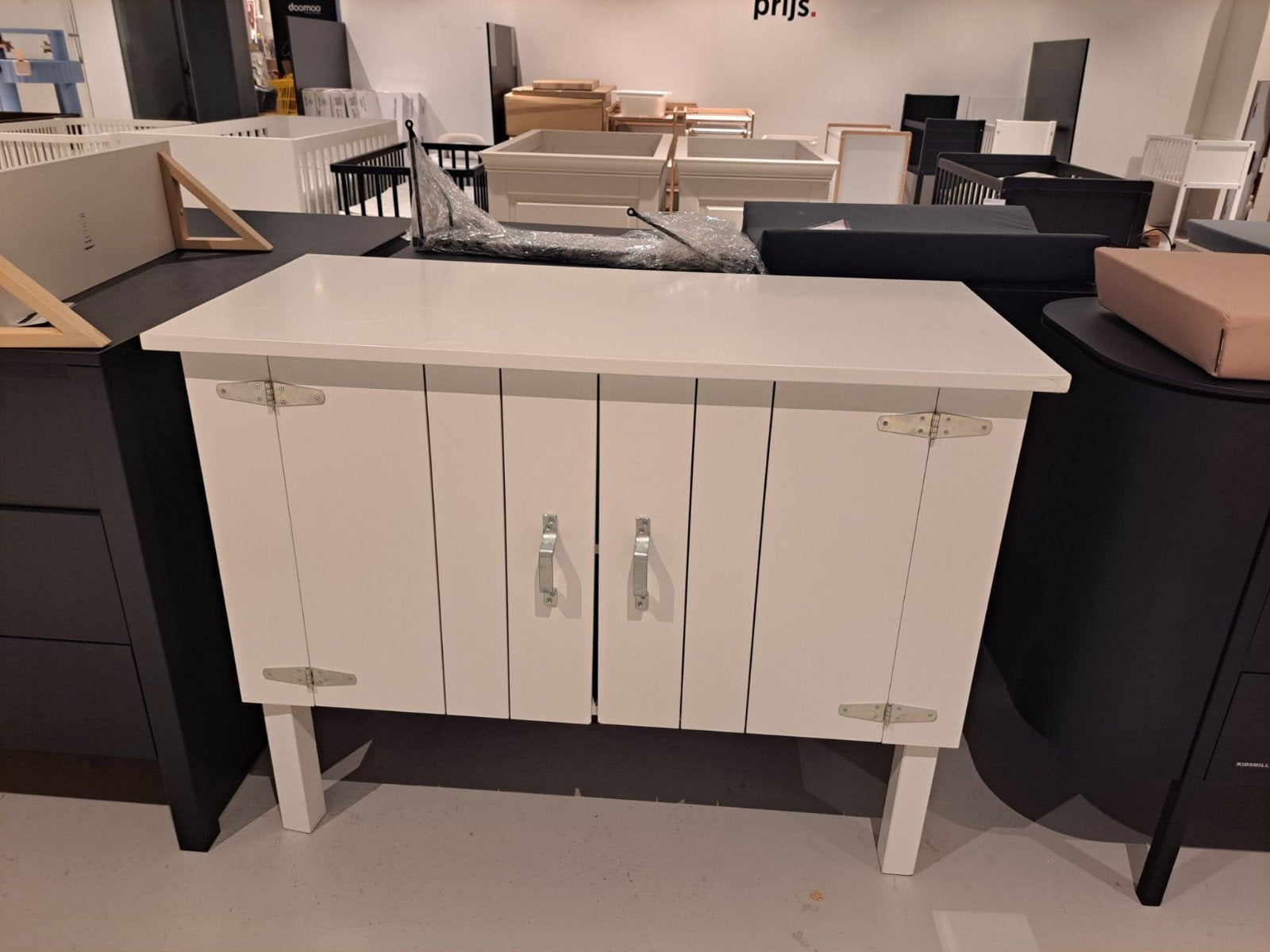 Kids Factory Montana Commode Wit, Ophalen, 50 tot 70 cm, 100 cm of meer, Zo goed als nieuw