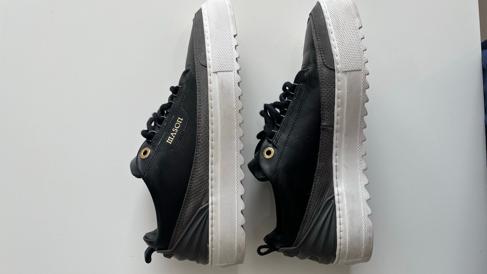 Mason Garments Heren Sneakers - Zwart/Grijs - Maat 40, Kleding | Heren, Schoenen, Ophalen, Gedragen, Zwart, Sneakers of Gympen