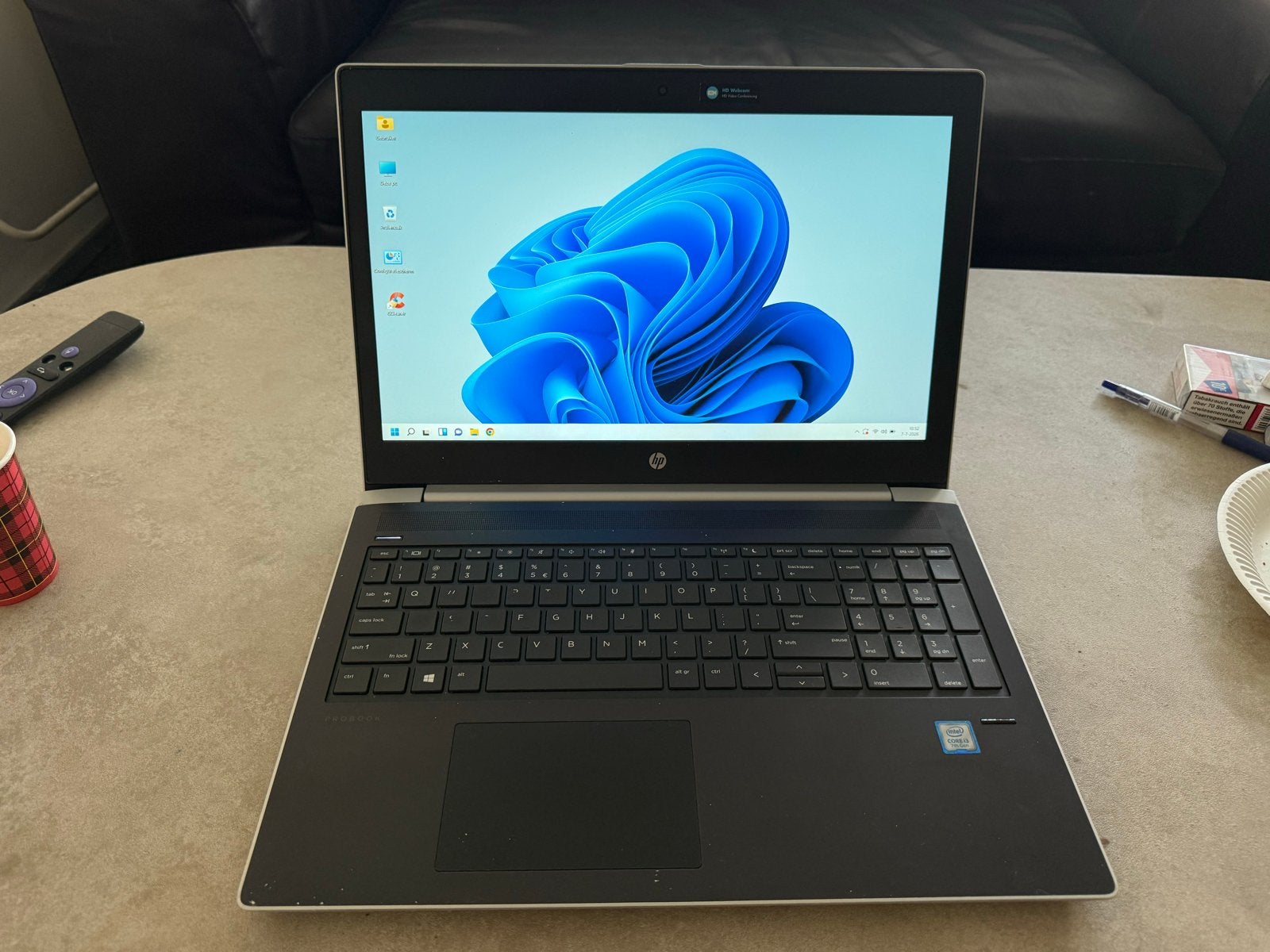 HP ProBook 450 G5 Laptop - Intel i3, 4GB RAM, Windows 11 Pro, Computers en Software, Windows Laptops, Ophalen, Gebruikt, 2 tot 3 Ghz