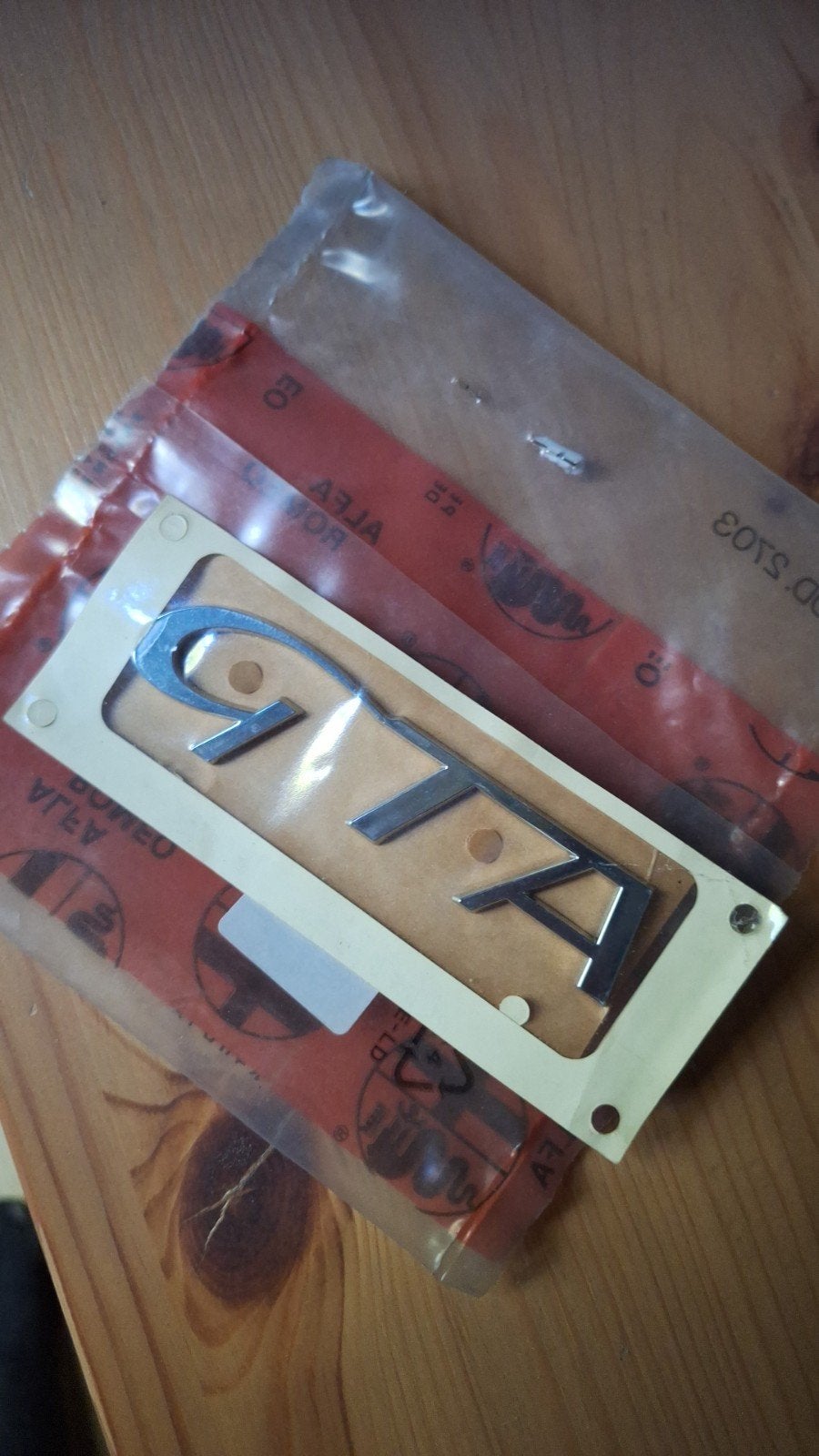Alfa Romeo GTA badge 60686739, Ophalen of Verzenden, Nieuw, Alfa Romeo