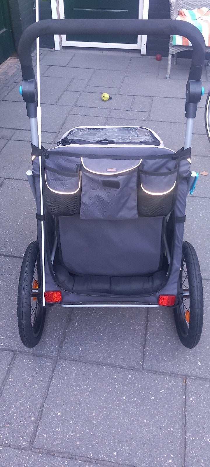 Hondenfietskar Trixie, zo goed als , met optioneel voorwiel, Ophalen of Verzenden, Zo goed als nieuw, Hondenkar, Trixie