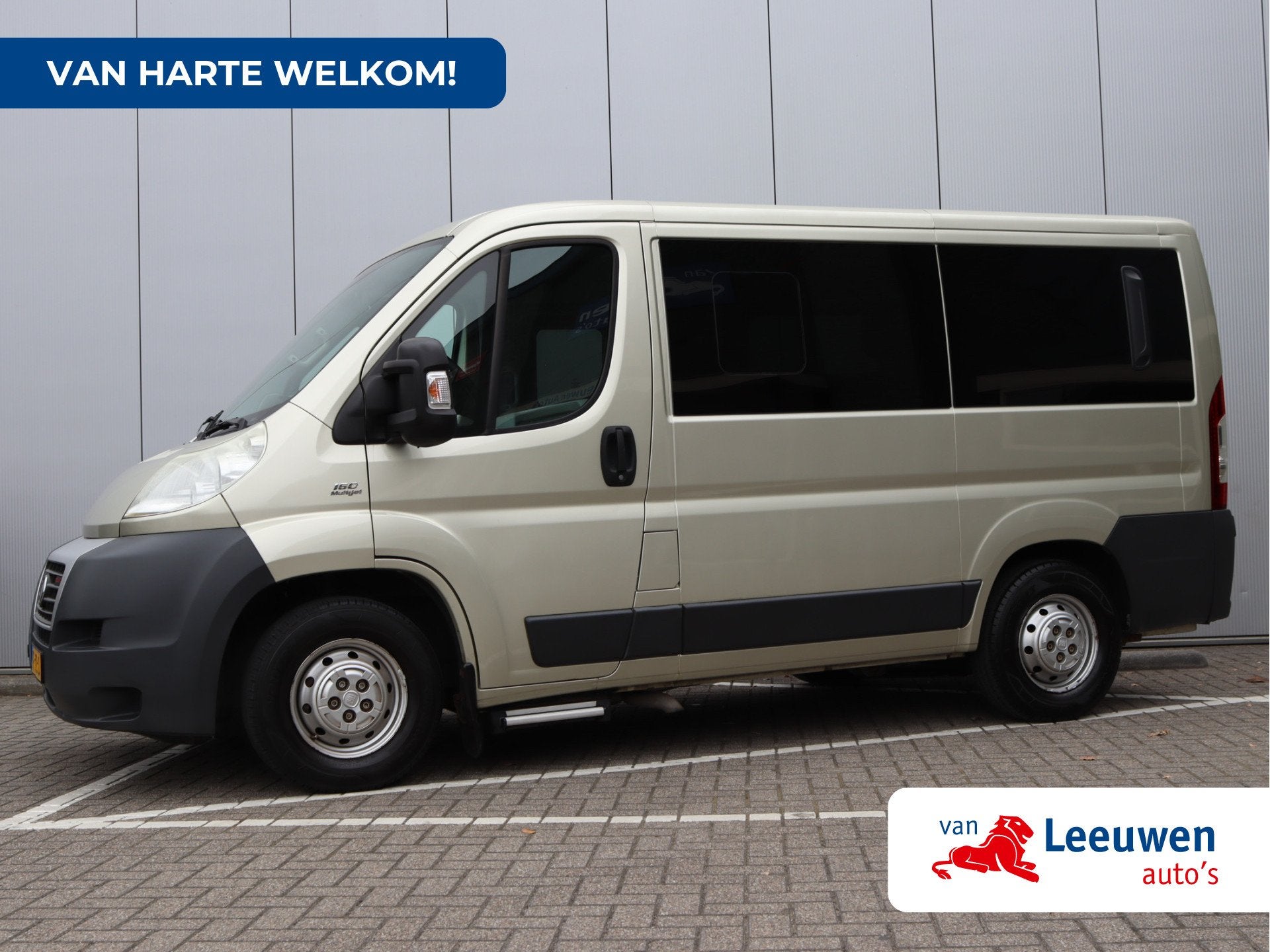 Fiat Ducato 30 3.0 MultiJet KH1 DC | Rolstoel auto met lift, Auto's, Gebruikt, Zwart, 4 cilinders, 4 stoelen