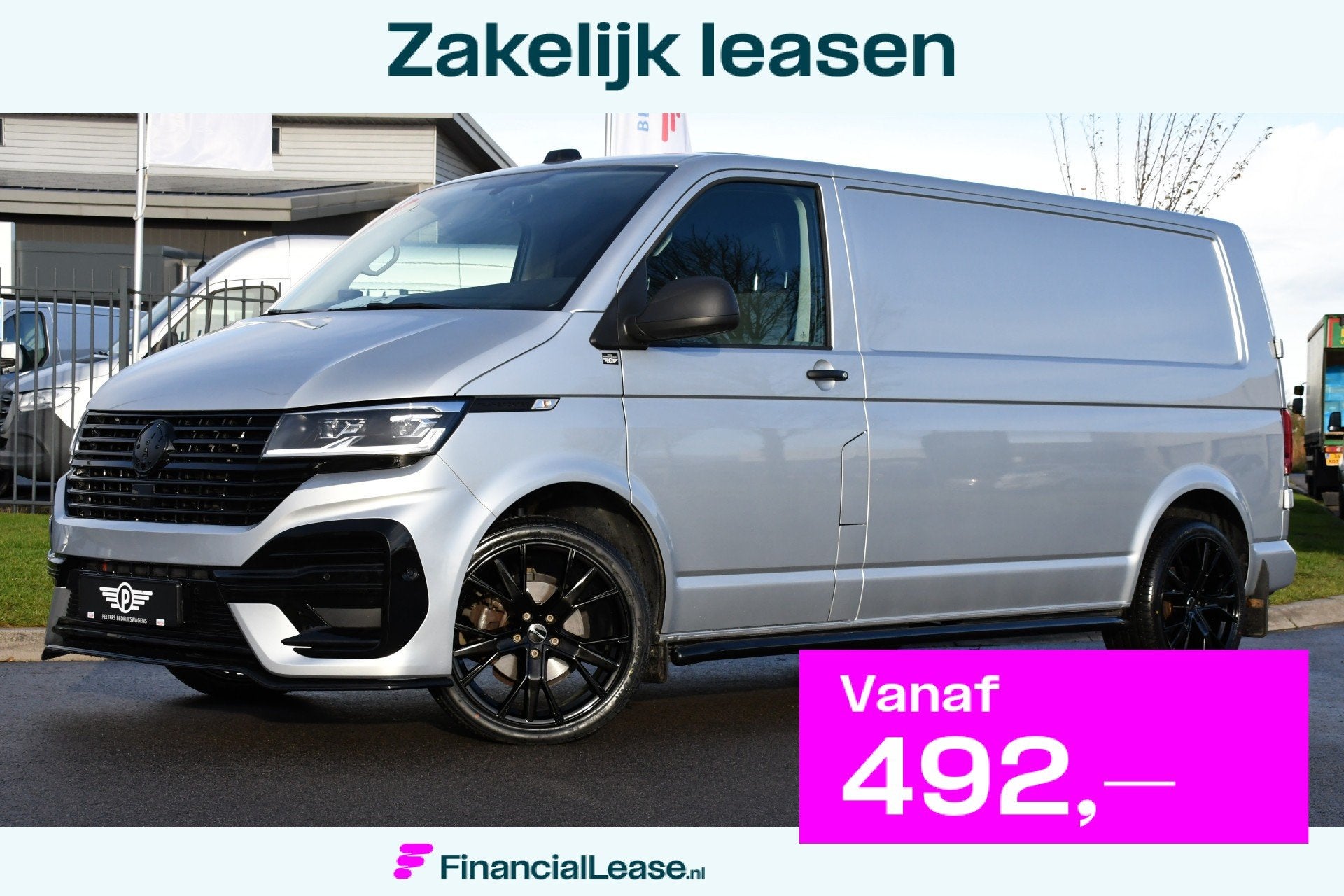 Volkswagen Transporter 2.0 TDI L2H1 ABT Edition Carplay, Sto, Stof, Gebruikt, 4 cilinders, 150 pk