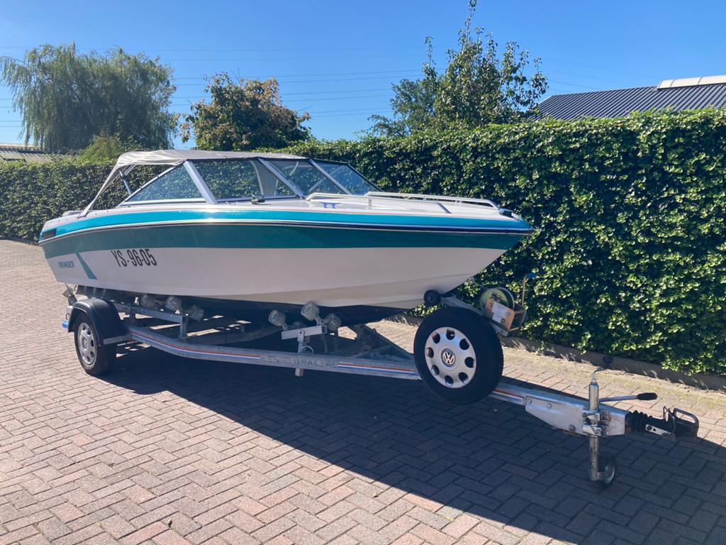 Speedboot invader 165, Watersport en Boten, Speedboten, Gebruikt, Benzine, 120 tot 200 pk, Binnenboordmotor, Ophalen