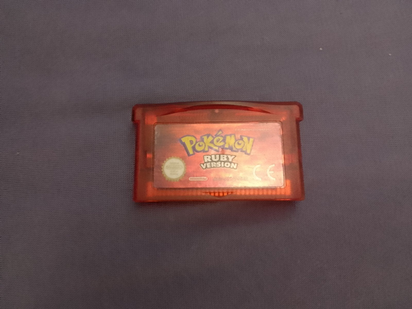 Pokémon Ruby Version - Game Boy Advance (GBA) Cartridge, Ophalen, Gebruikt, 1 speler, Role Playing Game (Rpg)