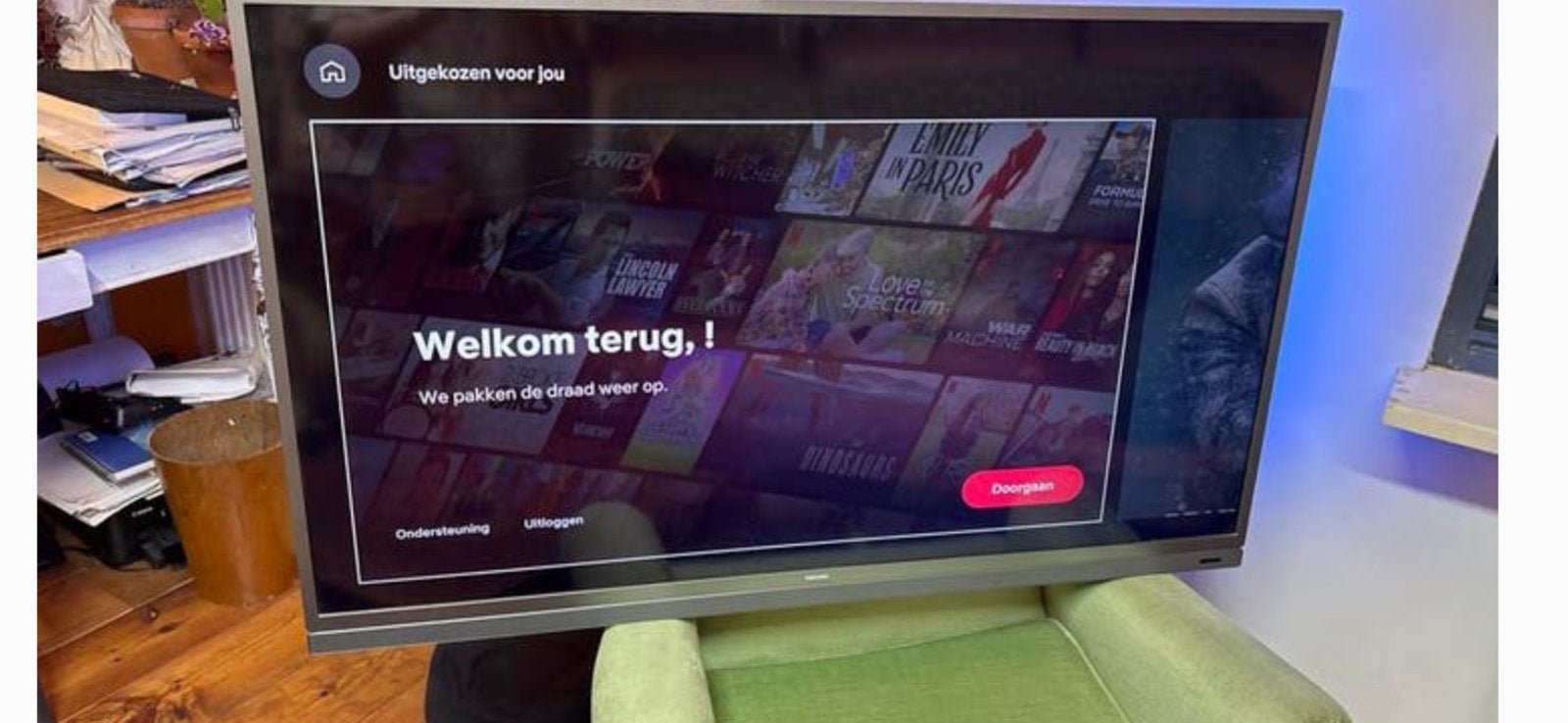 Philips Smart TV 49 inch, Audio, Tv en Foto, Televisies, Ophalen, Philips, Gebruikt, 50 Hz
