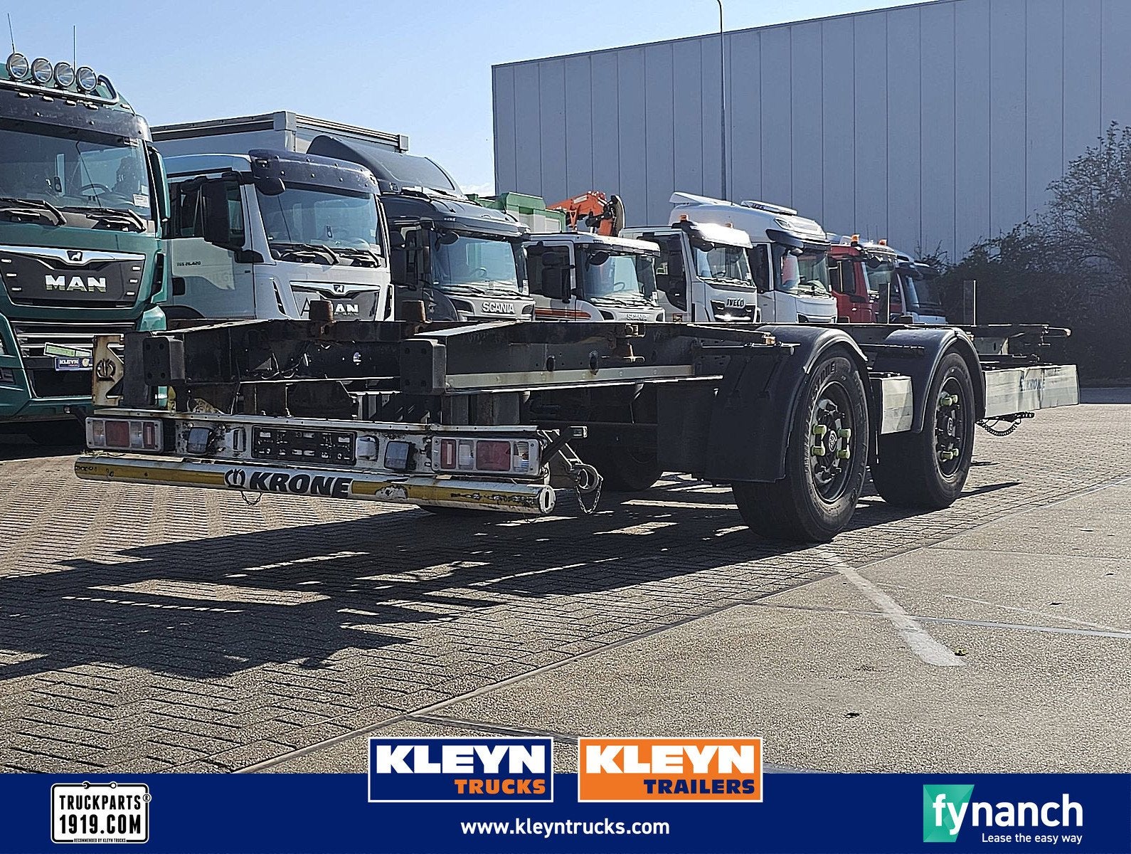 KRONE DC wechselaufbau tandem, Overige kleuren, Bedrijf, Aanhangers en Opleggers, Te koop