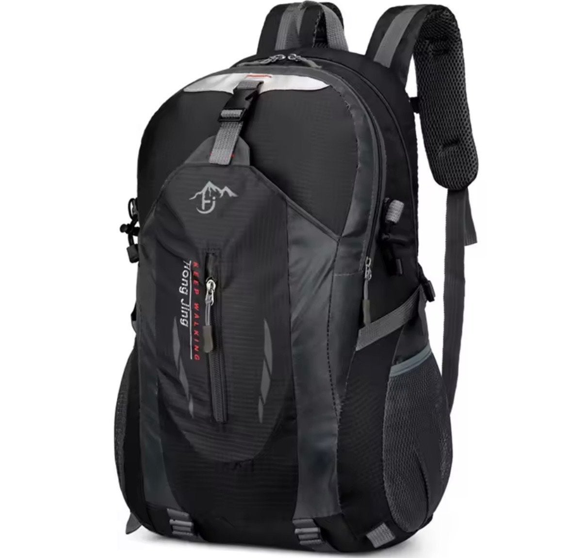 Ruime Zwarte Trekking Rugzak - 40 Liter Inhoud, 25 tot 40 cm, Nieuw, Ophalen of Verzenden, Trekking