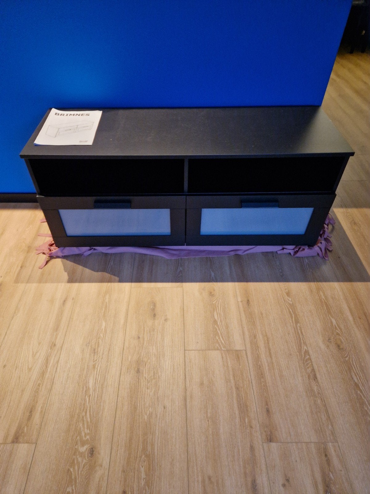 IKEA Brimnes TV-meubel zwart, Ophalen, 25 tot 50 cm, 100 tot 150 cm, Minder dan 100 cm