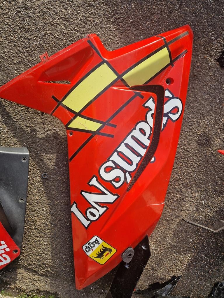 Aprilia RS kuipdelen, Ophalen, Gebruikt