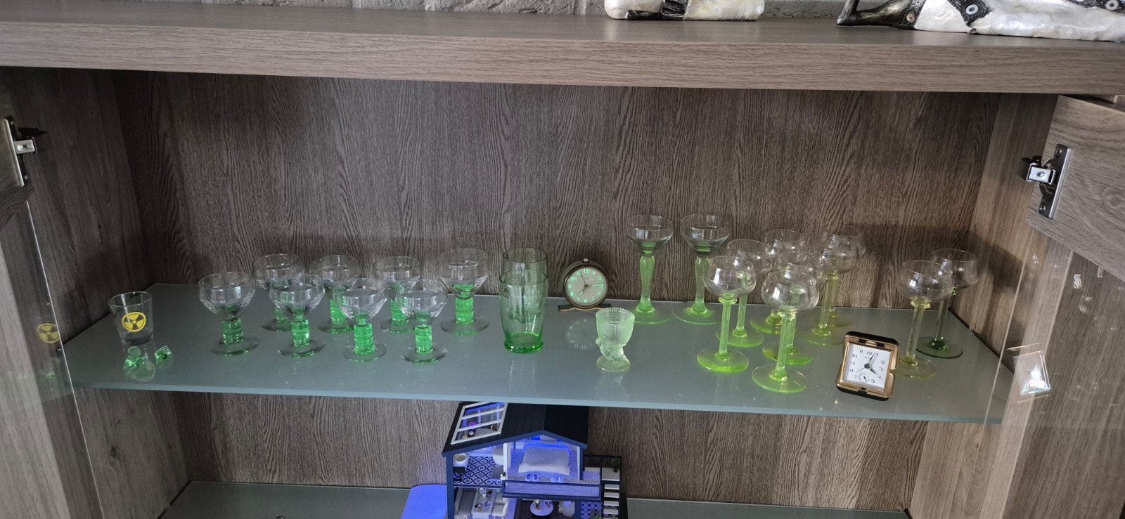 Uranium Glaswerk Collectie - Glow in the Dark, Ophalen of Verzenden