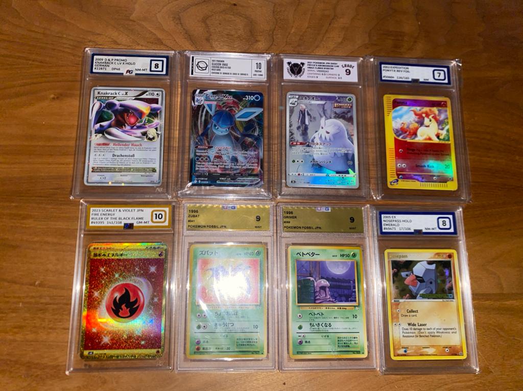 Gesorteerde Pokémon kaarten - Graded (PSA/CGC), Ophalen, Zo goed als nieuw, Meerdere kaarten