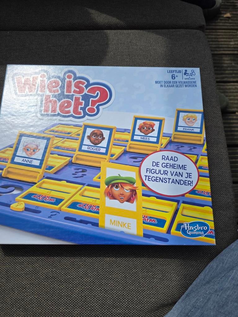 Wie is het? - Klassiek raadspel voor jong en oud, Hobby en Vrije tijd, Gezelschapsspellen | Bordspellen, Een of twee spelers, Ophalen of Verzenden