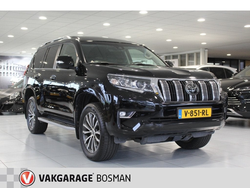 Toyota Land Cruiser 2.8 D-4D Co HR Bl.V., Auto's, Dealer onderhouden, Gebruikt, Zwart, Bedrijf