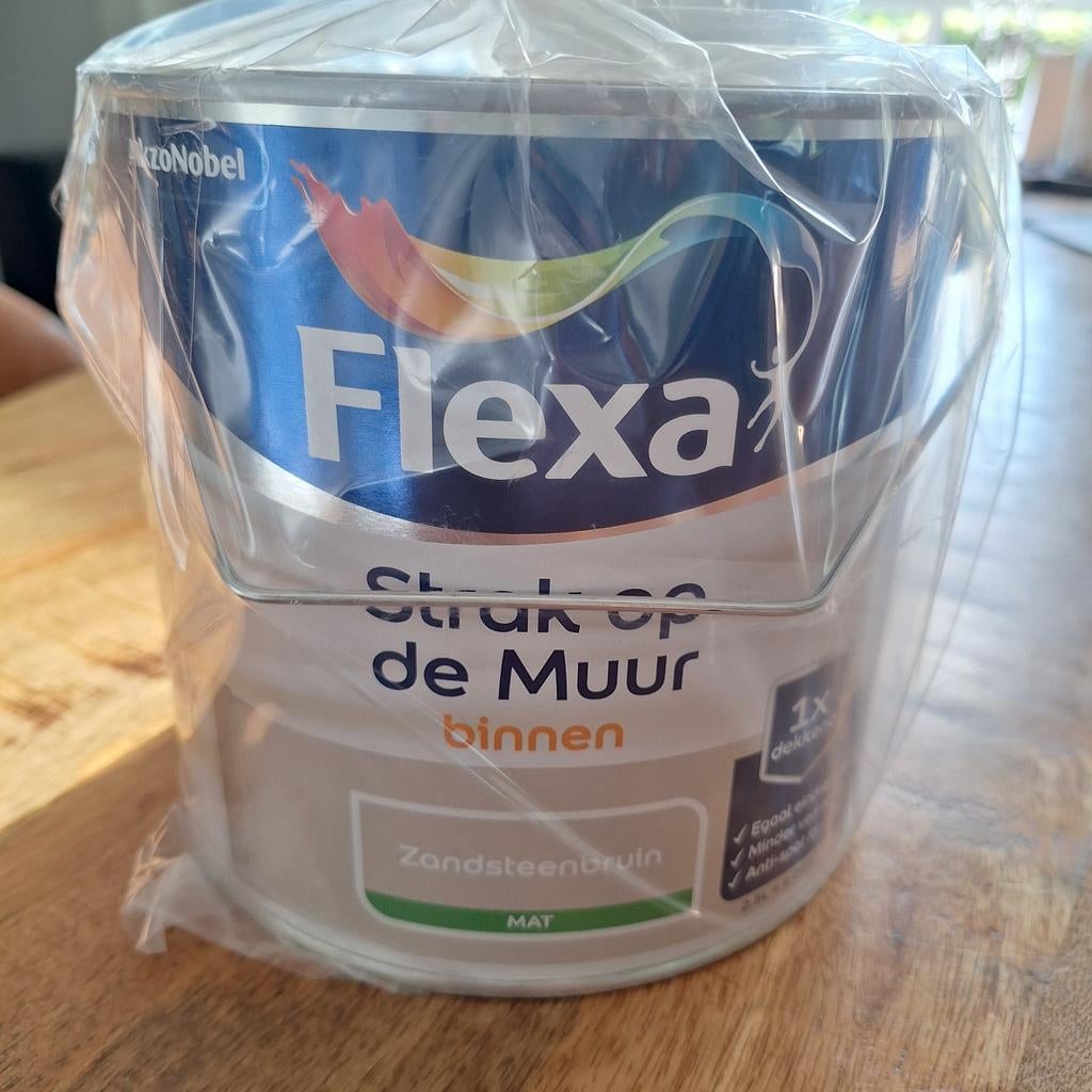 Nieuwe pot 2.5L muurverf Flexa, Ophalen of Verzenden, Nieuw