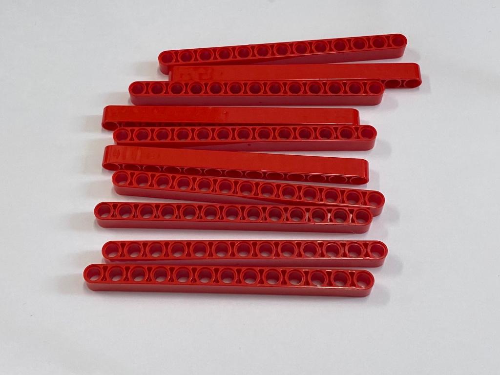 Partij 10x nieuwe dikke Lego 1x13 liftarms, diverse kleuren, Ophalen of Verzenden, Nieuw, Losse stenen, Lego